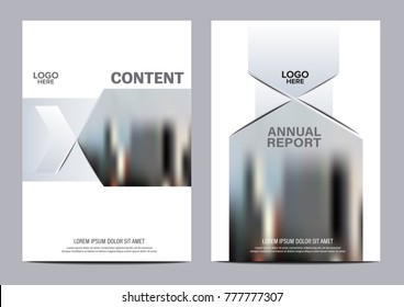 Black and white Brochure Layout design template. Annual Report Flyer Leaflet cover Presentation Modern background. illustration vector in A4 size