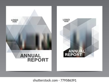 Black and white Brochure Layout design template. Annual Report Flyer Leaflet cover Presentation Modern background. illustration vector in A4 size