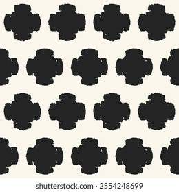 Black And White Broken Dot Pattern