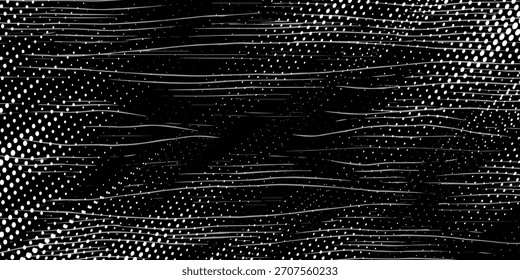 preto branco escova padrão carro adesivo banner abstrato linhas esportivas preto branco combinação de cor grunge escova padrão moderno automobilismo de corrida. ilustração vetorial. eps 10