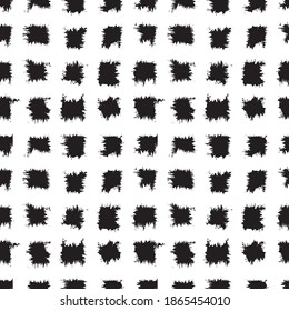 Black and White Brush stroke fur pattern design for fashion prints, homeware, graphics, backgrounds