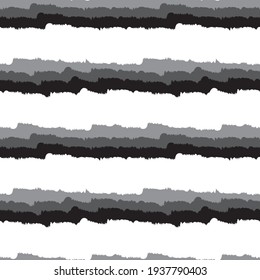 Black and White Brush stroke fur pattern design for fashion prints, homeware, graphics, backgrounds