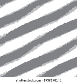 Black and White Brush stroke fur pattern design for fashion prints, homeware, graphics, backgrounds