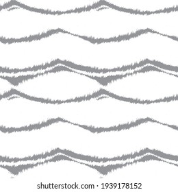Black and White Brush stroke fur pattern design for fashion prints, homeware, graphics, backgrounds