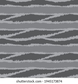 Black and White Brush stroke fur pattern design for fashion prints, homeware, graphics, backgrounds