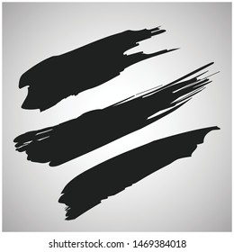 Black and White Brush strokes