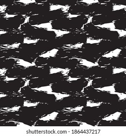 Black and White Brush strokes pattern background suitable for fashion prints, graphics, backgrounds