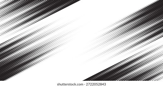 Pincel blanco y negro Patrón de pegatina de coche Anuncio abstracto Líneas deportivas Combinación de color blanco y negro Pincel grunge Patrón moderno Diseño de Vector de carreras de automovilismo.