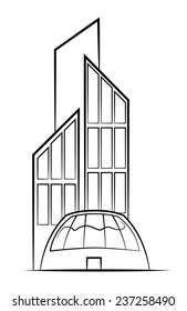 Black And White Buildings 
