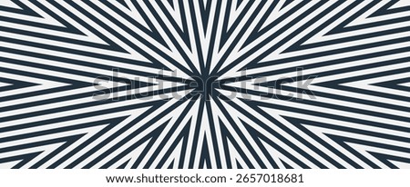 Black and white burst pattern. Radial lines background. Explosion vector illustration. Abstract striped background. Design for brochure, poster, presentation, flyer or banner.