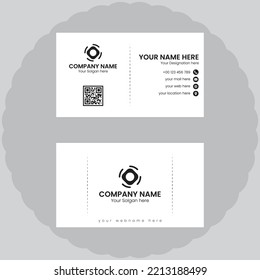 Black  White Business Card 75