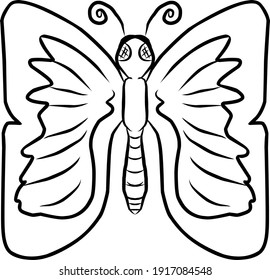 black and white butterfly image