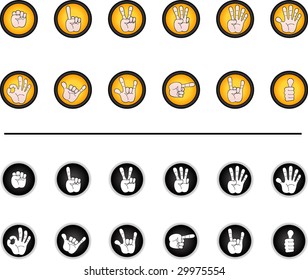 with black and white button version