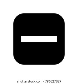 black and white calculation icon