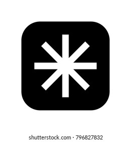 black and white calculation icon