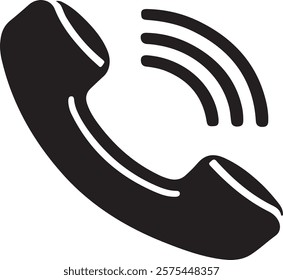 Black And White Call Icon