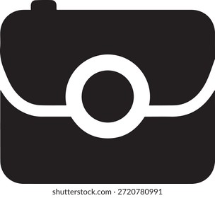 Preto e branco de uma lente de câmera com uma abertura circular e uma abertura retangular da lente da câmera do corpo