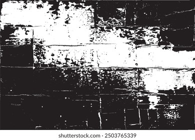 Black and White Canvas Texture with Stained Effect