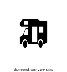 schwarz-weißes Auto, Vektorsymbol. Auto-Logo auf weißem und schwarzem Auto