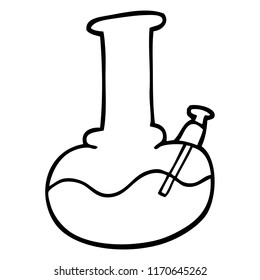 black and white cartoon water pipe