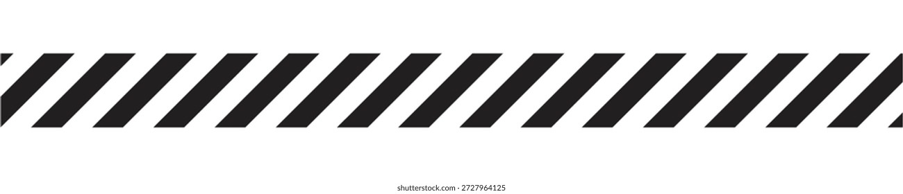 Black and white caution tape. 