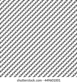Black and white chain pattern, background in square format