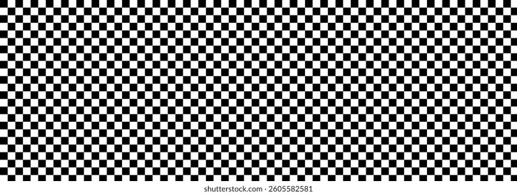 Black and White check board background. Black and White checkered. flag for racing. vector flat illustration. 