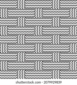Diseño de patrones de verificación en blanco y negro y diseño de patrones textiles