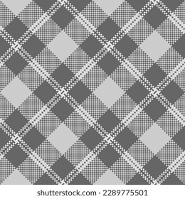 Black and white check plaid seamless vector pattern. Fashion wallpaper cage pixel texture. Scottish background checkered. Printing on shirts, textiles, curtains and for design other of fabric. 
