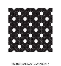 Black and white checker pattern vector illustration. Chess board. Abstract checkered checkerboard for game. Grid geometric square shape. Race flag. Retro mosaic checkerboard psychedelic pattern.