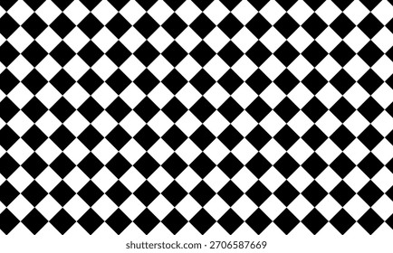 Patrón geométrico de fondo de tablero de ajedrez blanco y negro minimal  
