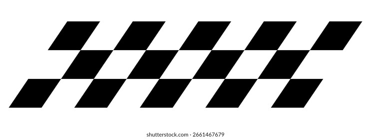 Tablero de ajedrez blanco y negro. Bandera a cuadros. Patrón de cuadros de rayas de carreras. Tablero de ajedrez sin costuras de Anuncio de coche de carreras, velocidad de rayas de carreras. Textura cuadrada del comprobador, línea de meta del comienzo automotriz