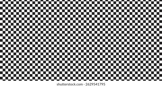 Black and white checkerboard seamless pattern