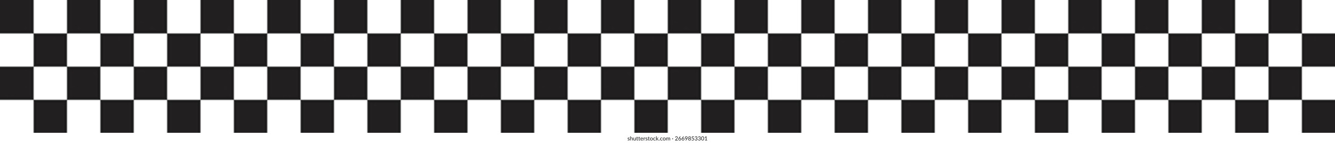 Diseño de patrón transparente de tablero de ajedrez en blanco y negro, fondo óptico cuadrado geométrico, textura de azulejos retro para carreras, moda, arte abstracto y proyectos gráficos modernos.