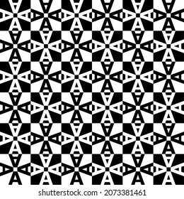 tablero de ajedrez en blanco y negro y fondo de estrellas. Compruebe los diseños de patrones para decorar papel pintado. Fondo vectorial. Patrón de Halloween.