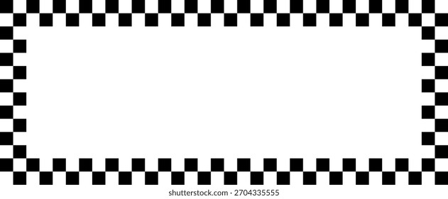 Plano de Fundo do Vetor de Tabuleiro de Verificação Preto e Branco