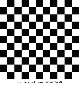 Black and white checkered abstract background.