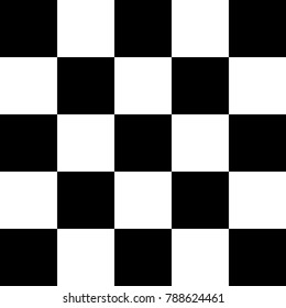 Black and white checkered background. Chess pattern. Vector illustration