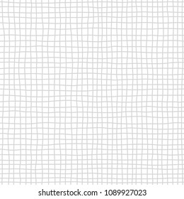 Black and white checkered background, seamless grid pattern. Chequered geometric background. Vertical and horizontal crossing stripes. School notebook paper. Vector