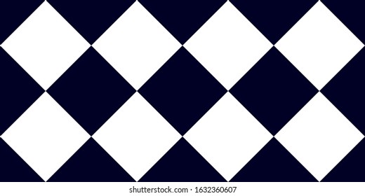 black and white checkered background, seamless pattern with squares. vector illustration. fabric in a cage.