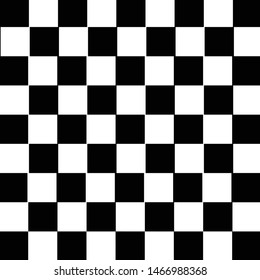 Black and white checkered background, vector illustration