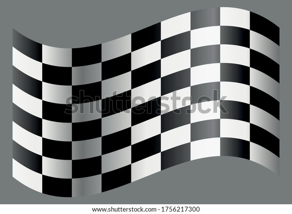 Black and\
white checkered flag of a career\
goal.