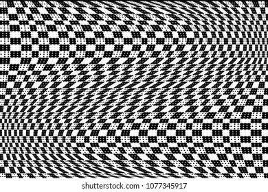 Black and white checkered halftone pattern.Vector illustration with dots. Modern dotted background.Template for web sites, sticker labels,posters, banners, corporate identity, cover design