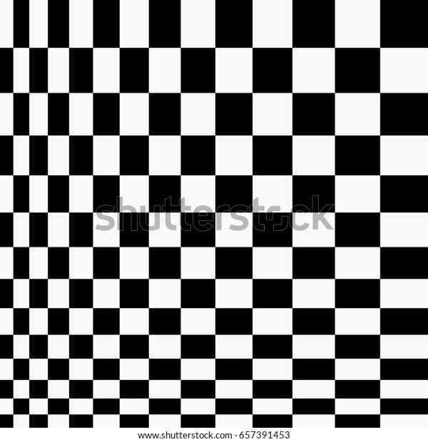 Black White Checkered Opart Vector Background The Arts