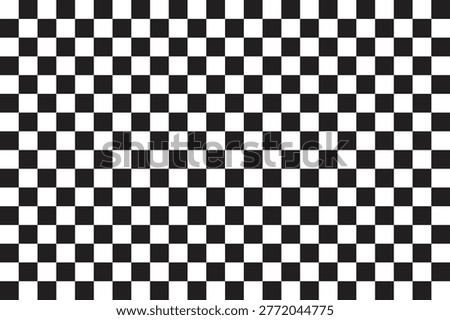 Black and white checkered pattern with alternating squares
