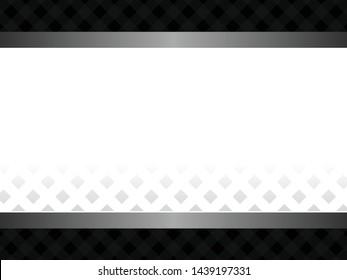 Black and White Checkered Pattern Background for Greetings and Presentations
