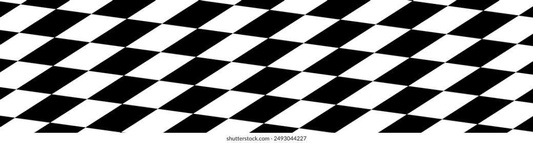 Black and white checkered pattern, Checkerboard seamless pattern