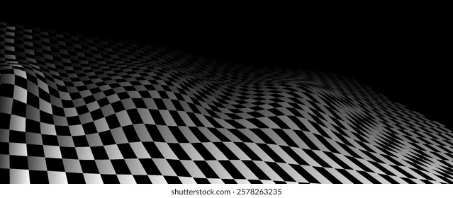 Black and white checkered pattern, Checkerboard seamless pattern