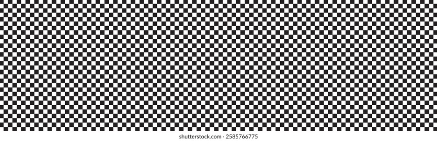 Black and white checkered pattern, Checkerboard seamless pattern. Square checkered, chess board background Black white check board Flat vector checker board Geometric seamless elements line pattern