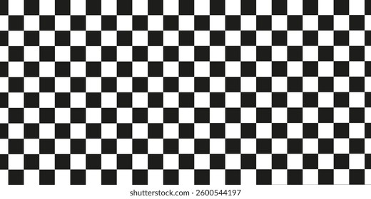 Black and white checkered pattern, Checkerboard seamless pattern